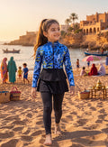 بوركيني للأطفال بتصميم عصري وأنيق