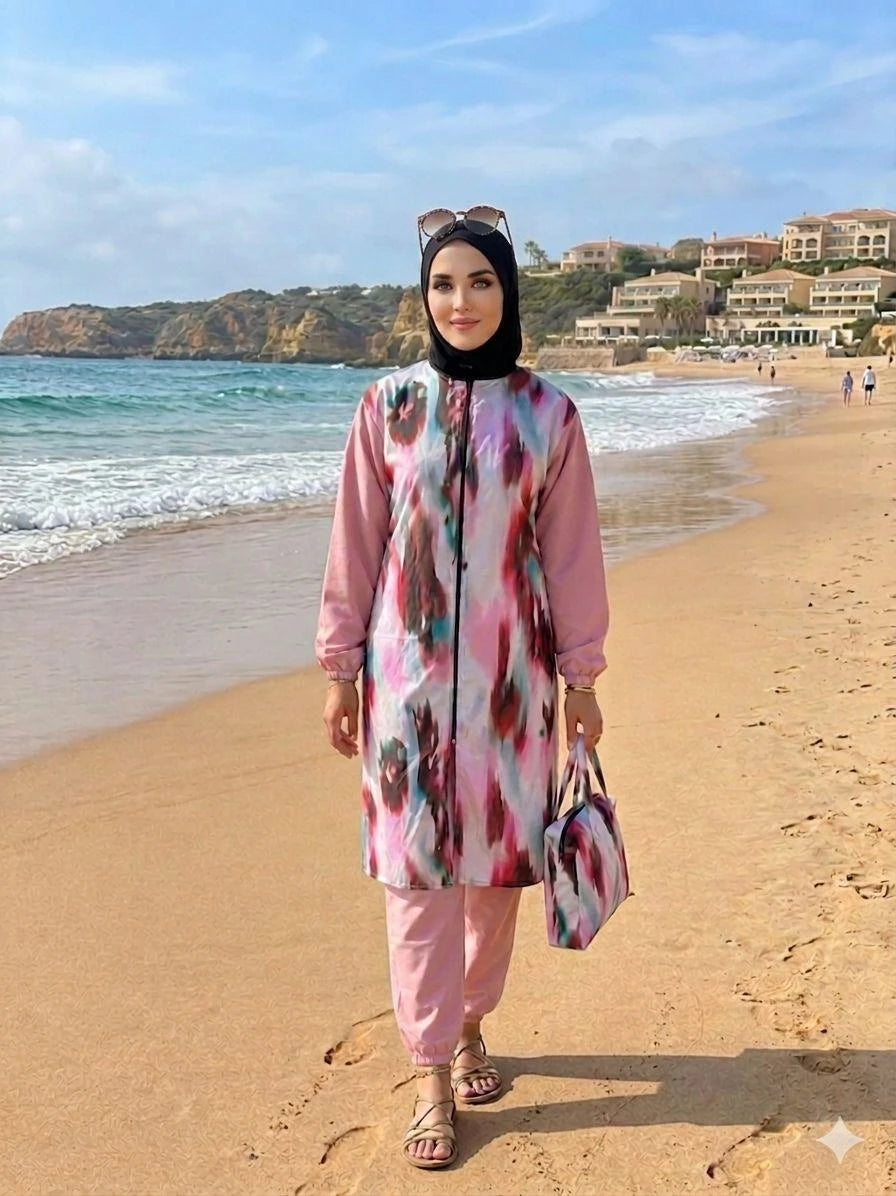 بوركيني عصري للمحجبات يجمع بين الأناقة والاحتشام