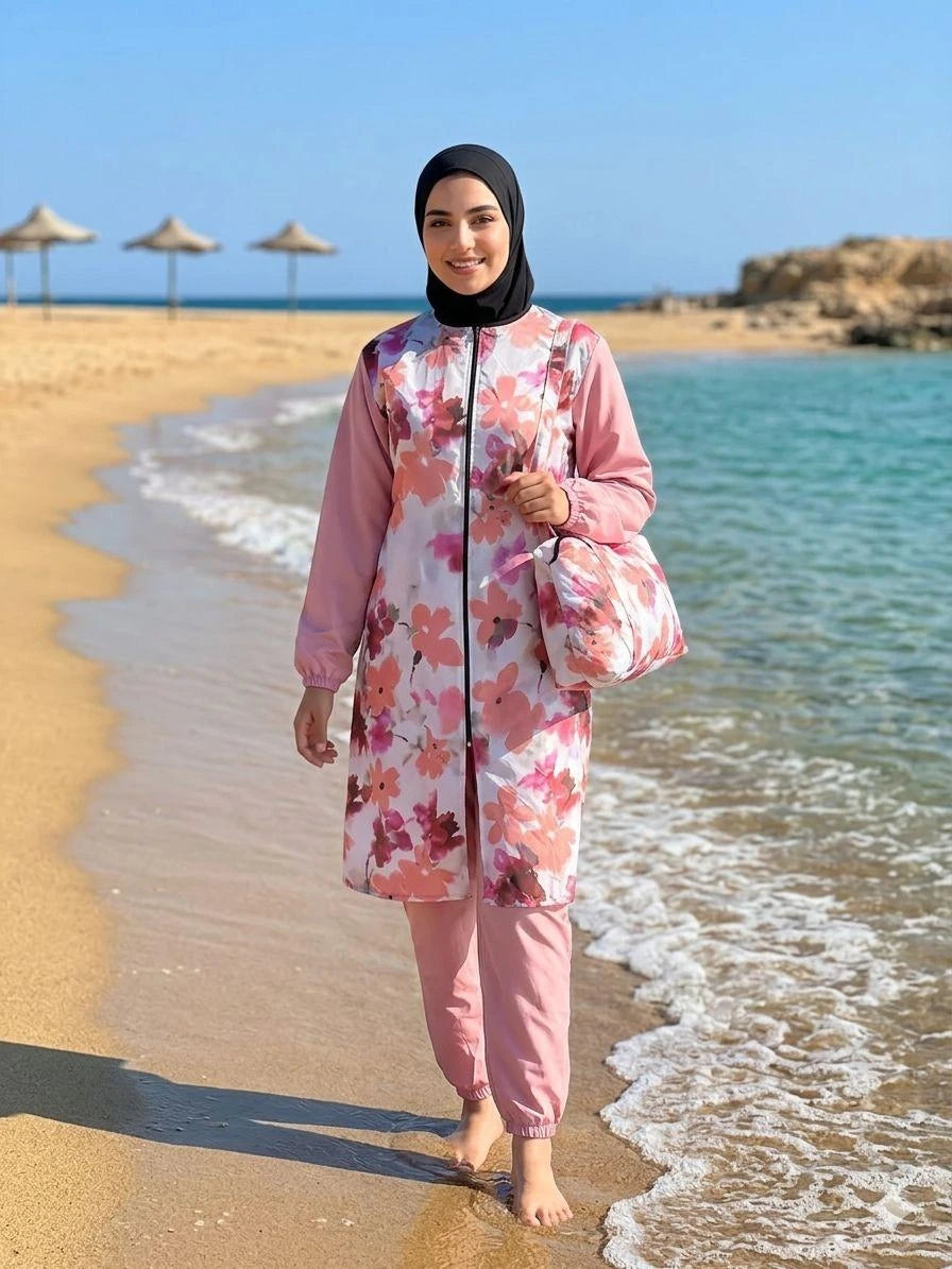 بوركيني عصري للمحجبات يجمع بين الأناقة والاحتشام