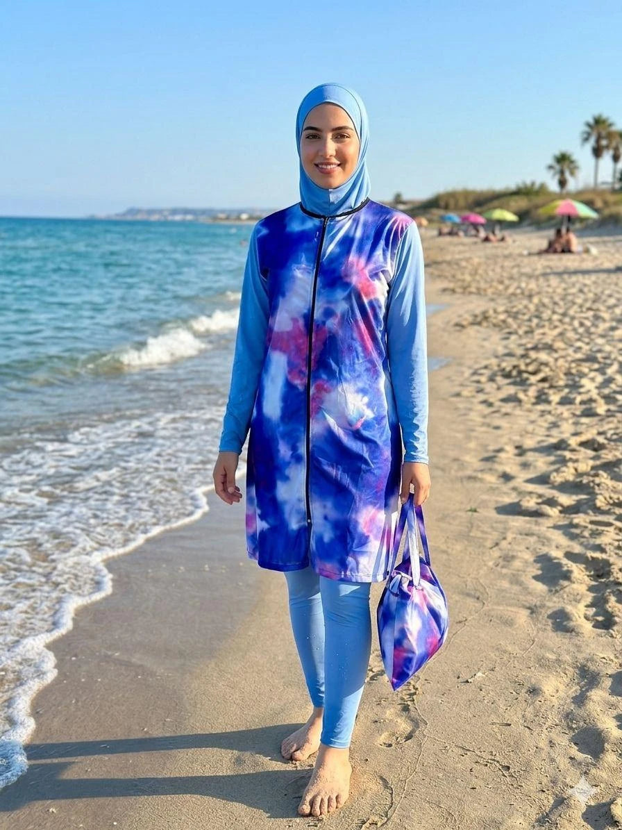 بوركيني عصري للمحجبات يجمع بين الأناقة والاحتشام