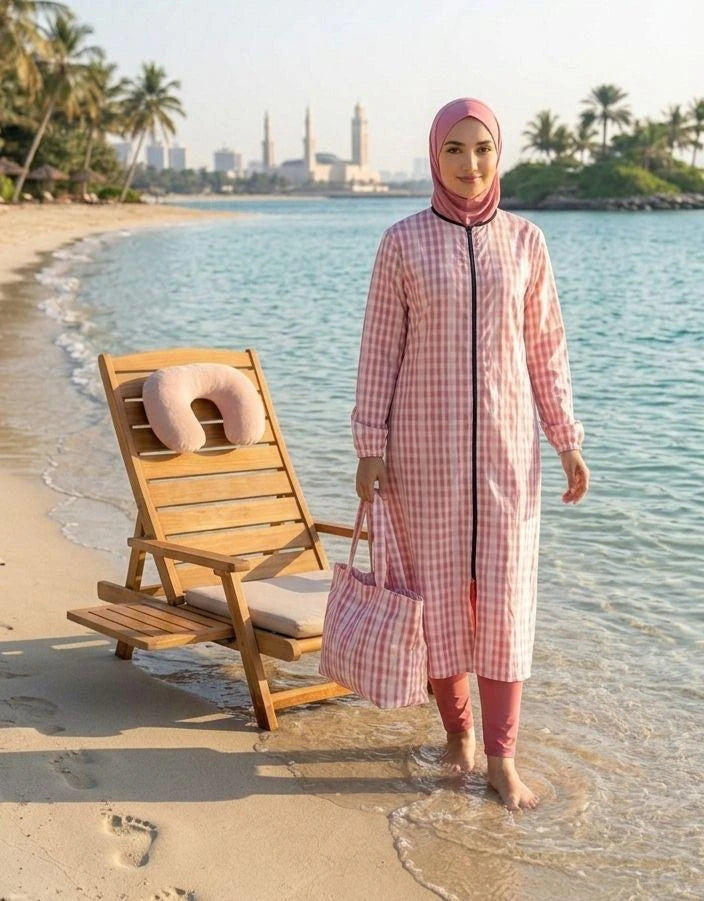 بوركيني عصري للمحجبات يجمع بين الأناقة والاحتشام